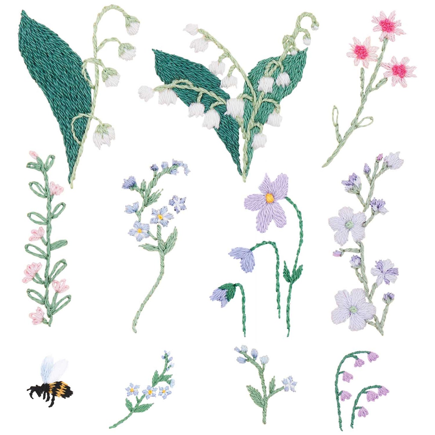 Rico Design - Stick and Stitch Embroidery Kit - Pre-Drawn