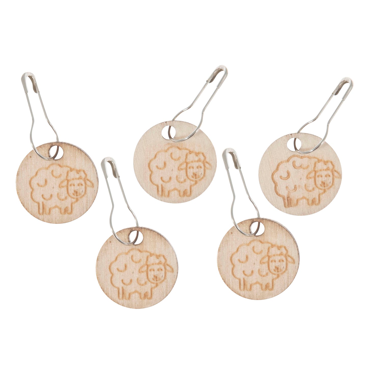 Wooden Stitch Markers: