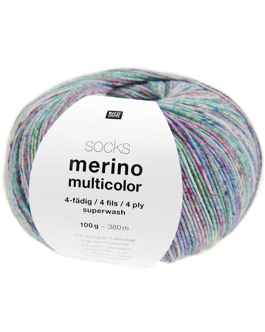 Merino Sock Multicolour by Rico