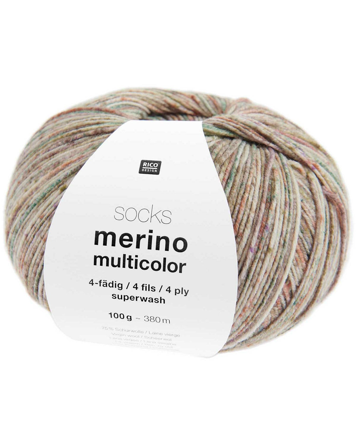 Merino Sock Multicolour by Rico