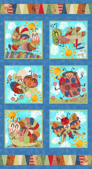 EQS - Bug Bliss by Sue Reeves FREE QUILT PATTERN