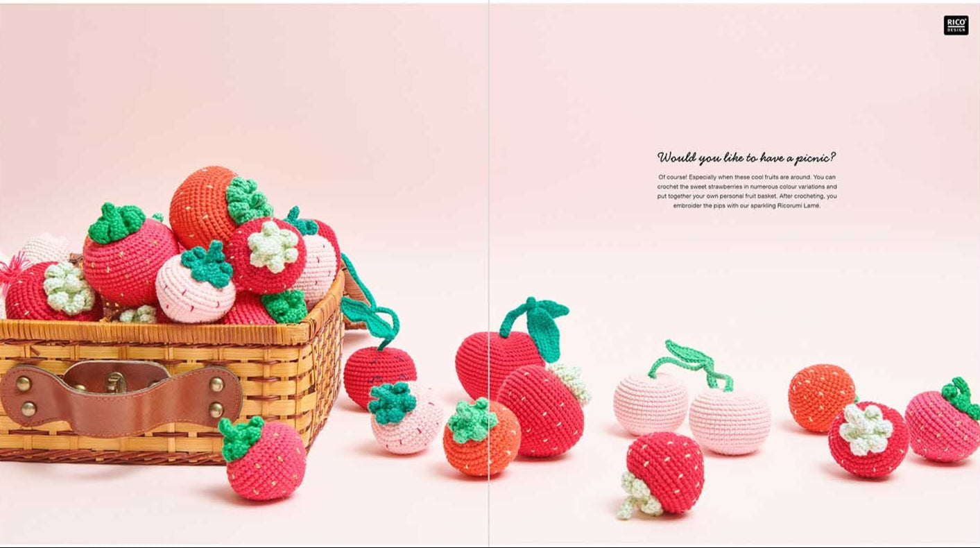 The Lovely World of Ricorumi: Just Bees + Fruits + Flowers