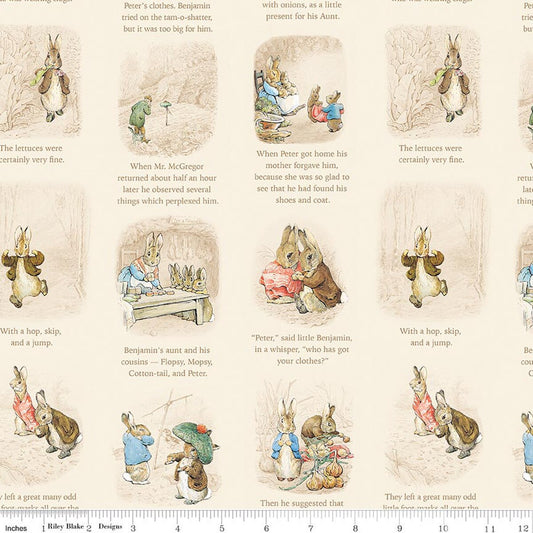 Peter Rabbit™ and Benjamin Bunny™ for Riley Blake