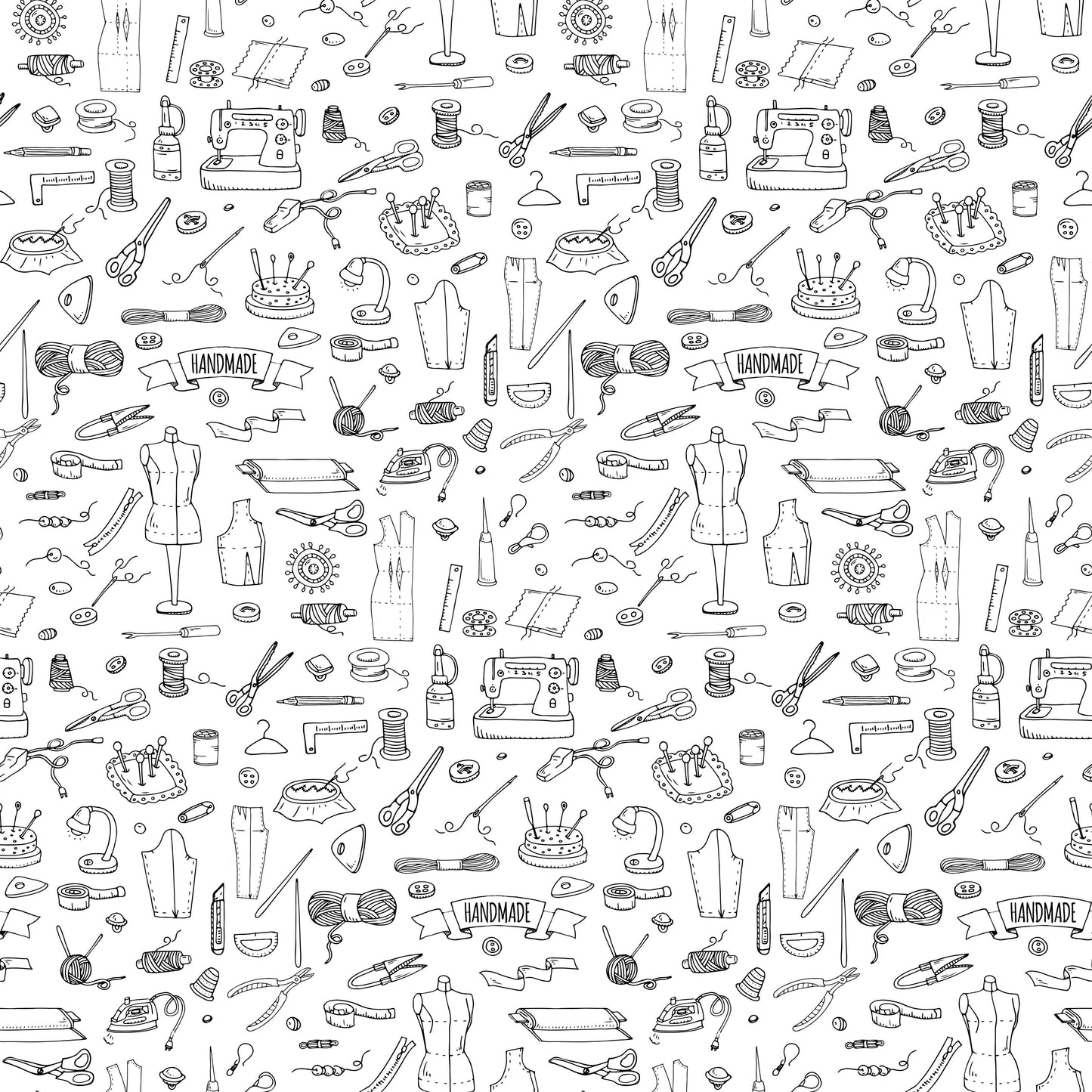 Fabric Freedom - Sewing Kit Black & White