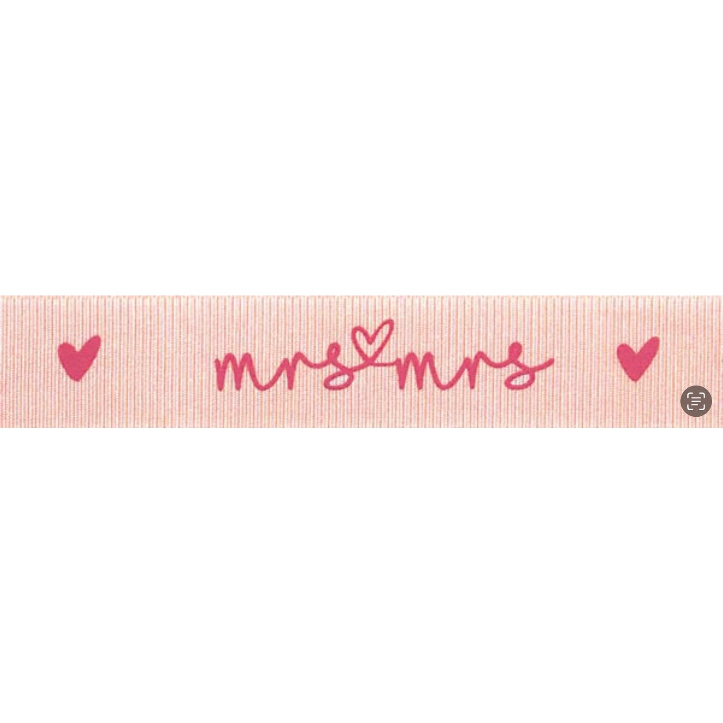 Berisfords Mrs & Mrs Ribbon: 16mm