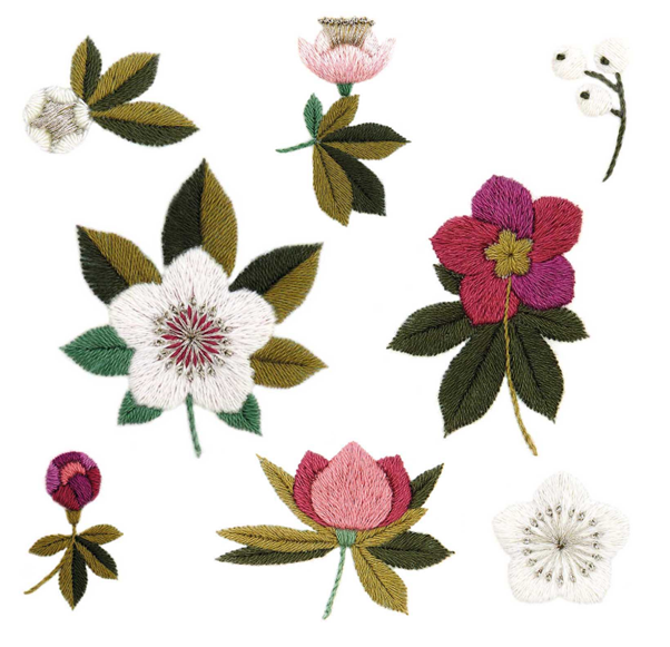 Rico Design - Stick and Stitch Embroidery Kit - Pre-Drawn