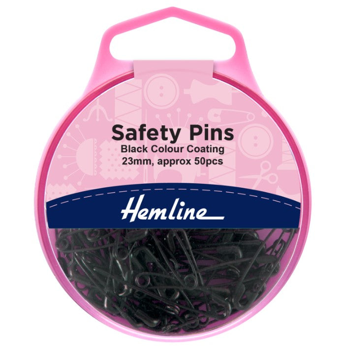 Hemline - Safety Pins Nickel Plated Steel