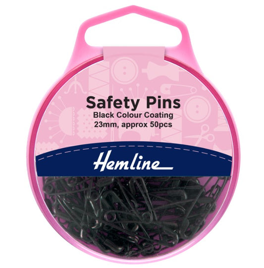 Hemline - Safety Pins Nickel Plated Steel