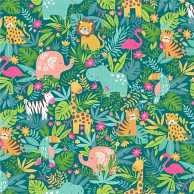 Makower Fabric - Jungle Collection