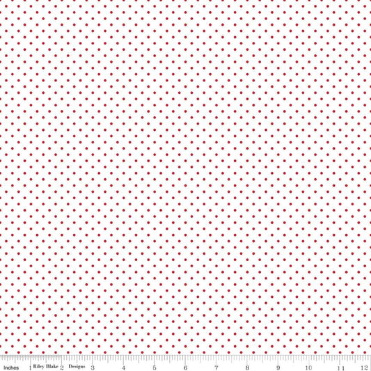 Riley Blake Designs - Le Creme Swiss Dot🔵
