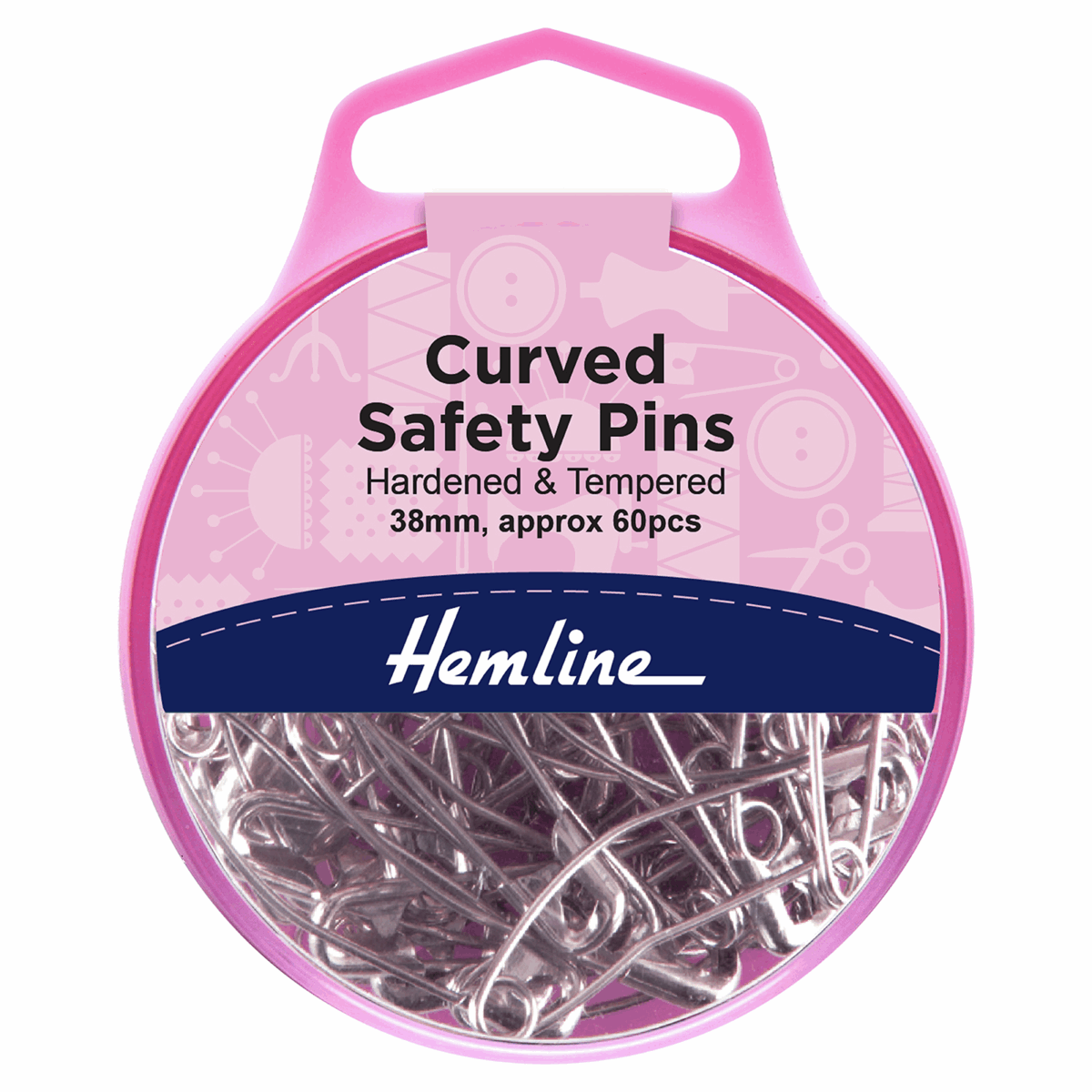 Hemline - Curved Safety Pin