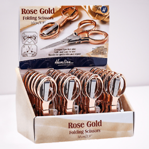 Rose Gold Folding Scissors