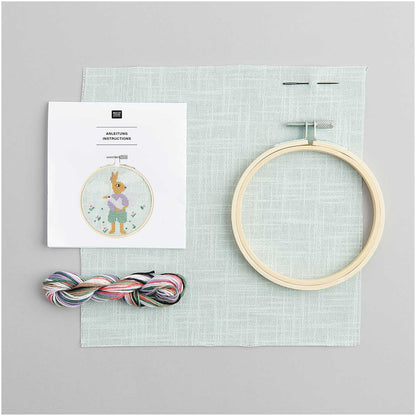 Rico Design - Stick and Stitch Embroidery Kit - Pre-Drawn