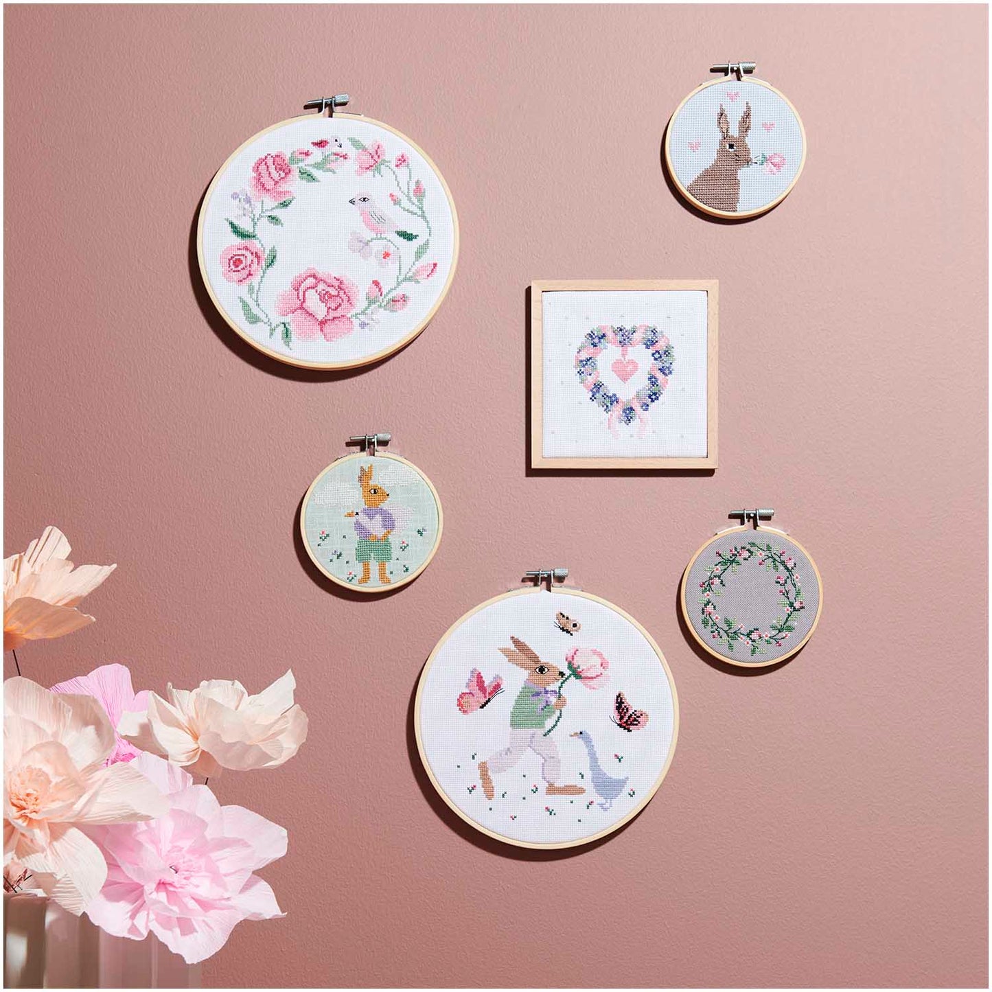 Rico Design - Stick and Stitch Embroidery Kit - Pre-Drawn