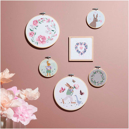 Rico Design - Stick and Stitch Embroidery Kit - Pre-Drawn
