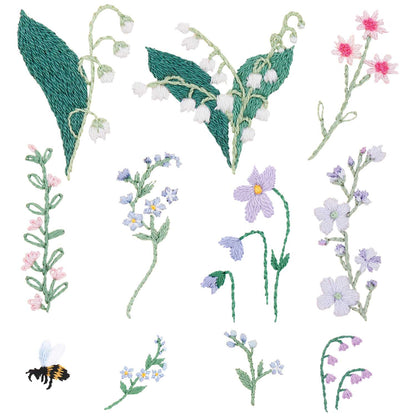 Rico Design - Stick and Stitch Embroidery Kit - Pre-Drawn