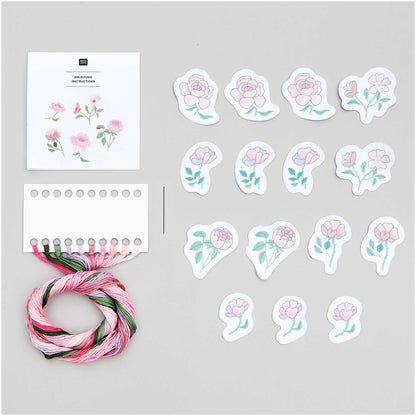 Rico Design - Stick and Stitch Embroidery Kit - Pre-Drawn