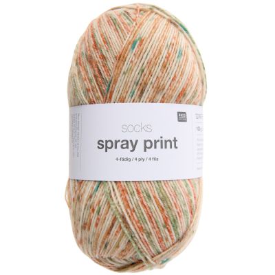Sock Spray Print - 4ply by Rico