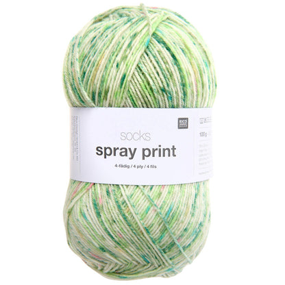 Sock Spray Print - 4ply by Rico