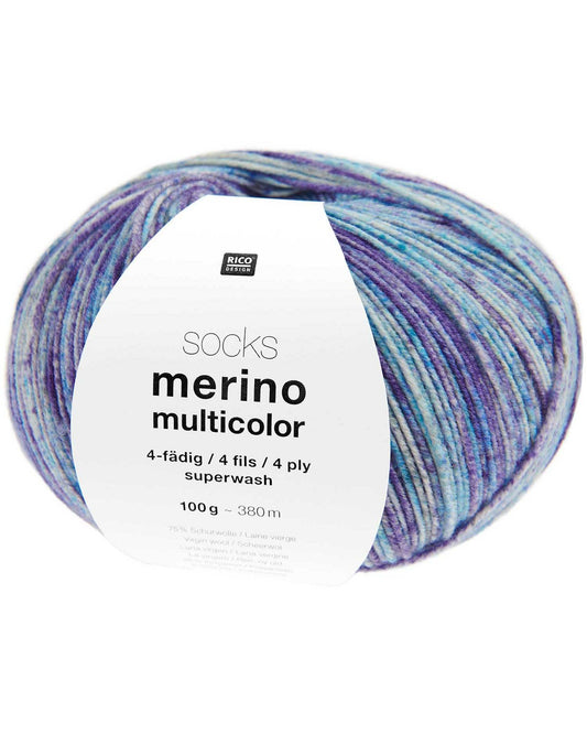 Merino Sock Multicolour by Rico