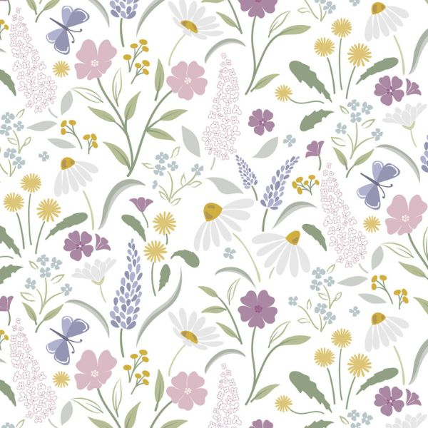 Lewis and Irene - Cassandra Connolly Floral Song Fabric