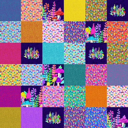 Lewis & Irene - Psychedelic Woodland by Delphine Brooks