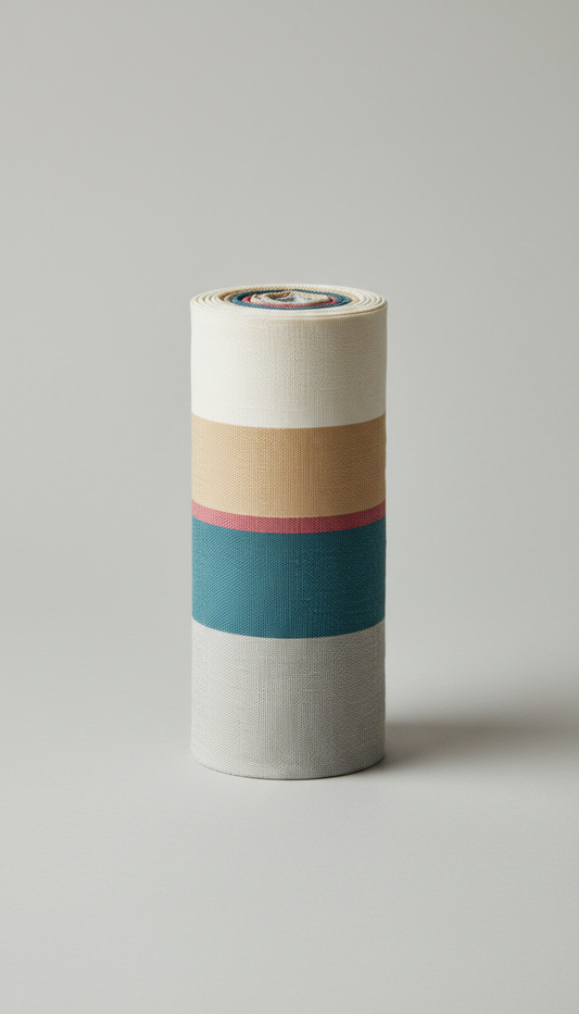 Linen Blend Fabric Crisp Weave