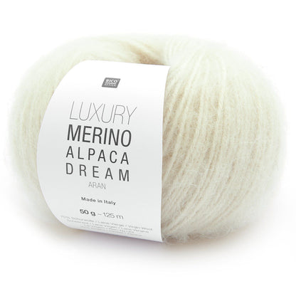Luxury Merino Alpaca Dream Aran By Rico