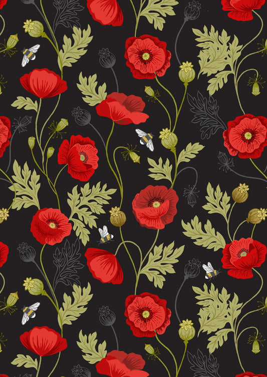 SALE : Poppies by Lewis and Irene