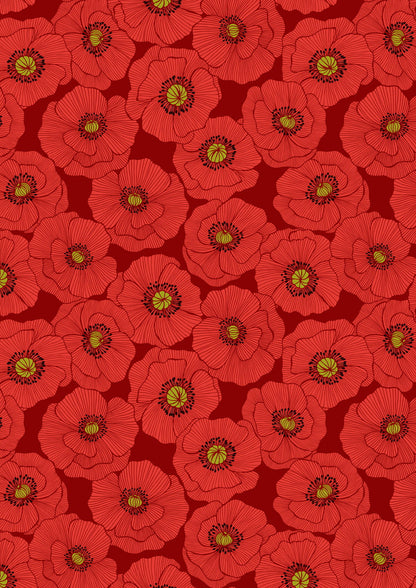 SALE : Poppies by Lewis and Irene