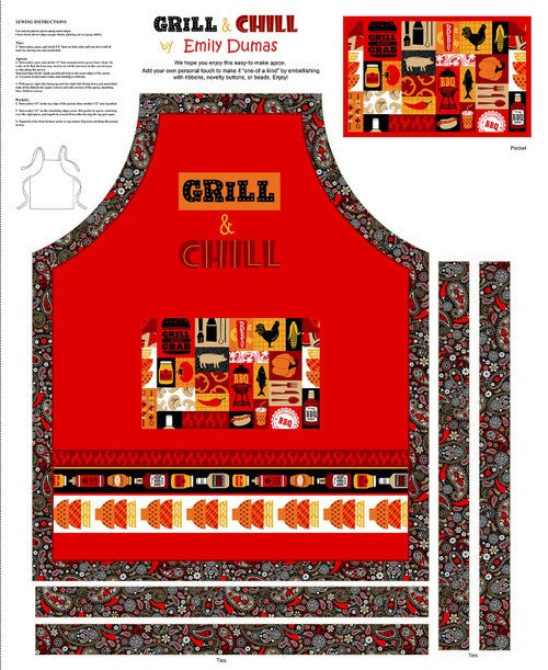 Henry Glass Fabrics - Grill and Chill