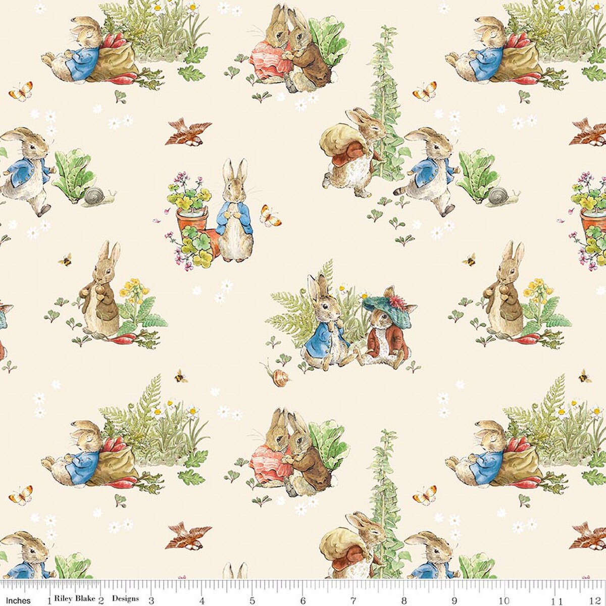 Peter Rabbit™ and Benjamin Bunny™ for Riley Blake