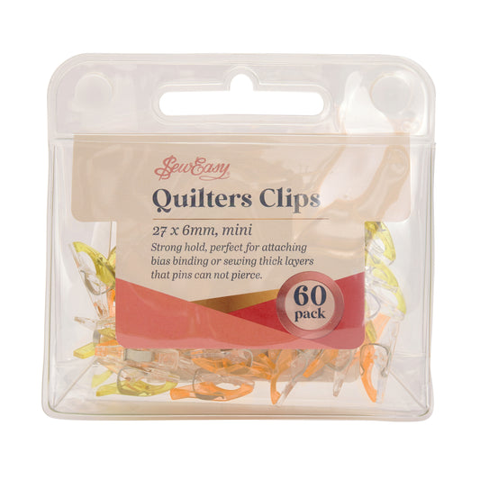 Sew Easy Quilters Clips - 60 Pack