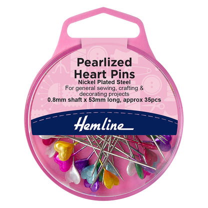 Hemline Glass Headed Pins