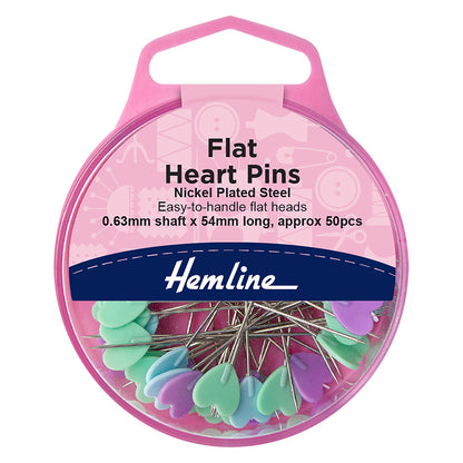 Hemline Flat Head Pins.