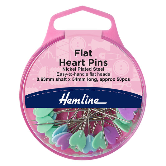 Hemline Flat Head Pins.