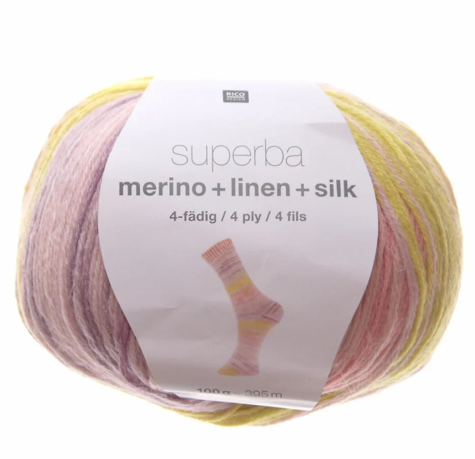 Rico Superba Merino + Linen + Silk 4ply