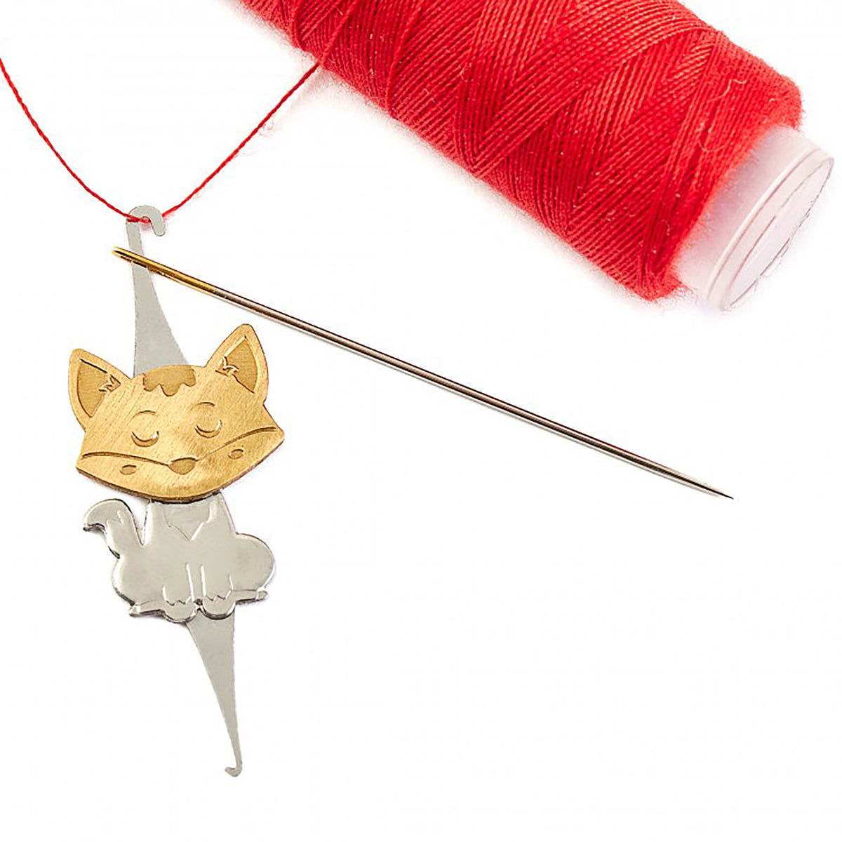 Metal Needle Threader: Smart Fox