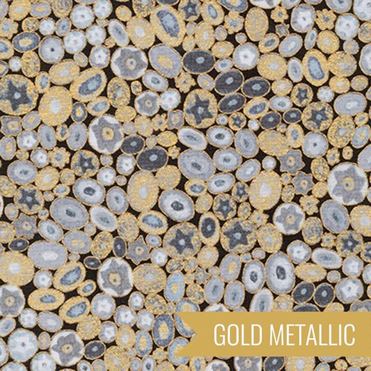 Robert Kaufman- Gustav Klimt Metallic Designs