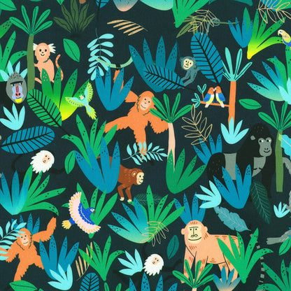 Treetop Jungle - Robert Kaufman Fabrics
