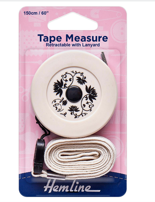 Retractable Tape Measure with Lanyard