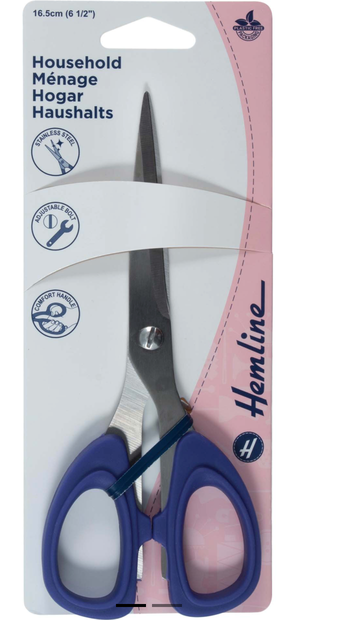 6.5" Soft Grip Hobby Scissors