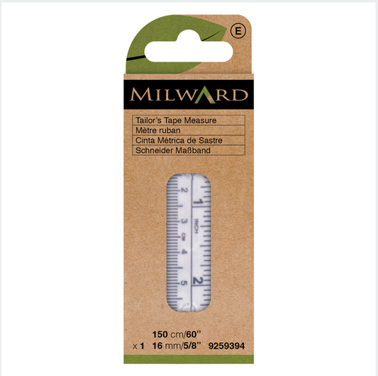 Tape Measure: Tailors Tape: Plastic End