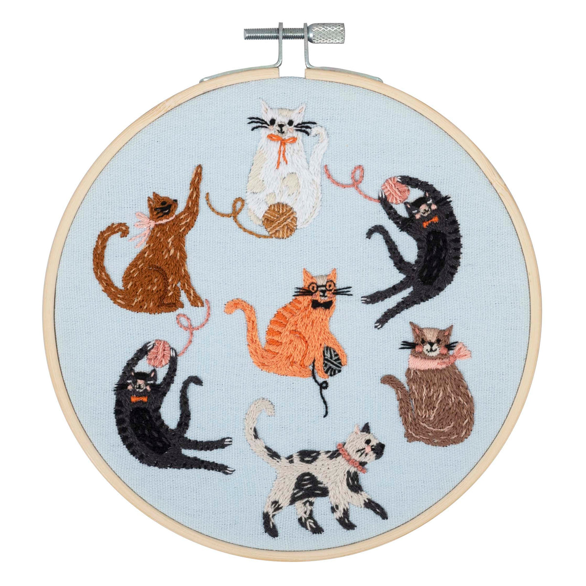 Embroidery Kit with Hoop