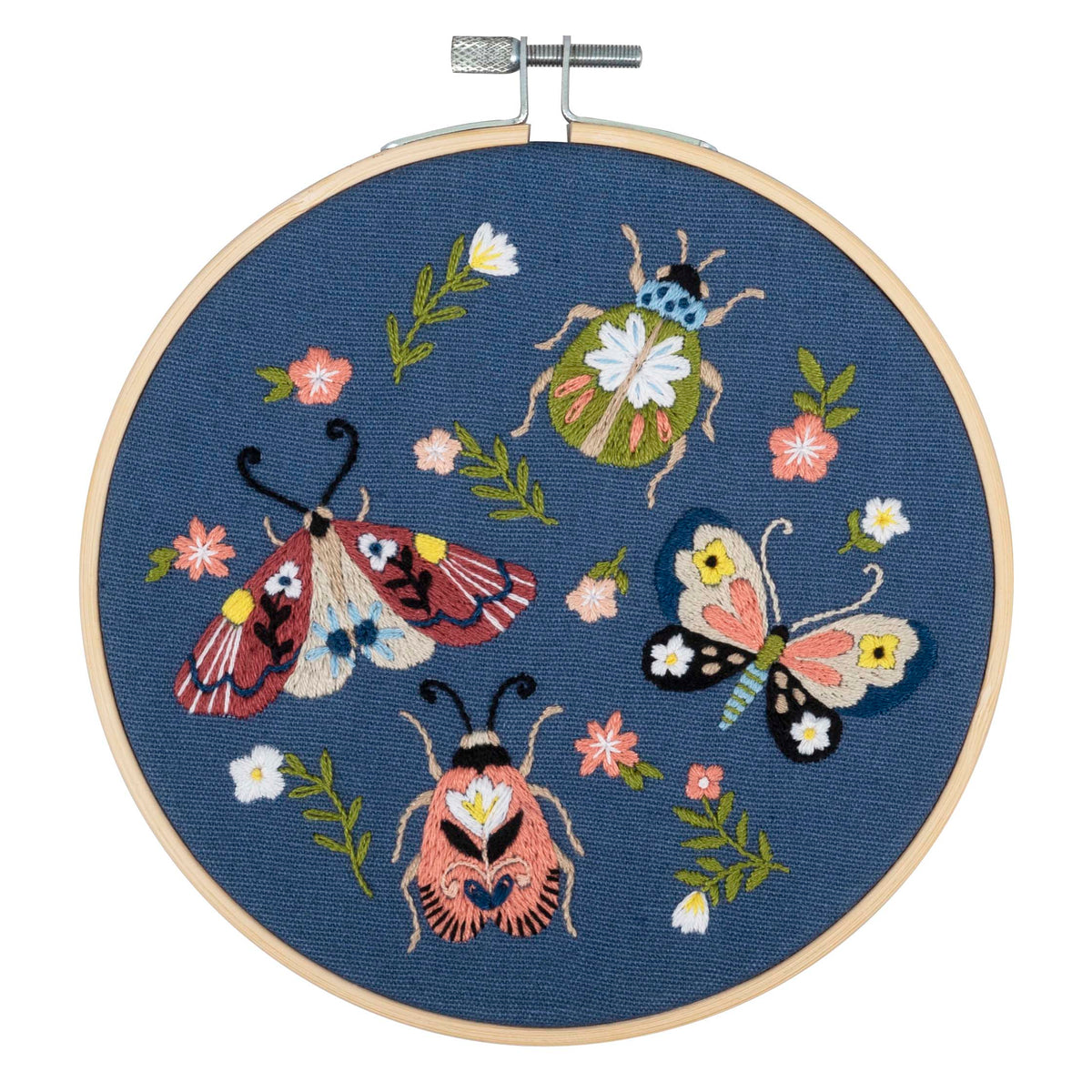 Embroidery Kit with Hoop