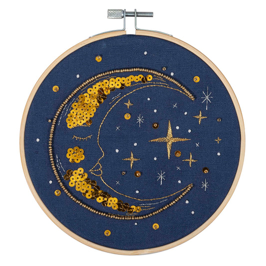 Embroidery Kit with Hoop