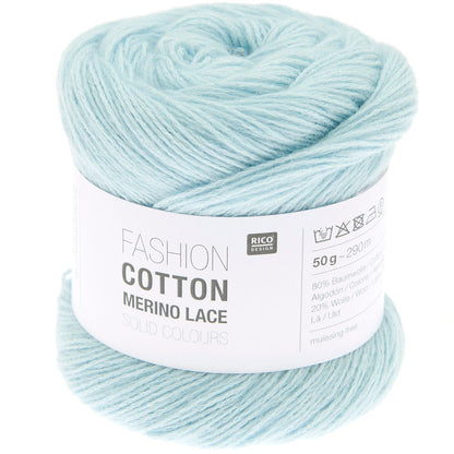 Rico Fashion Cotton Merino Lace Solid Colours