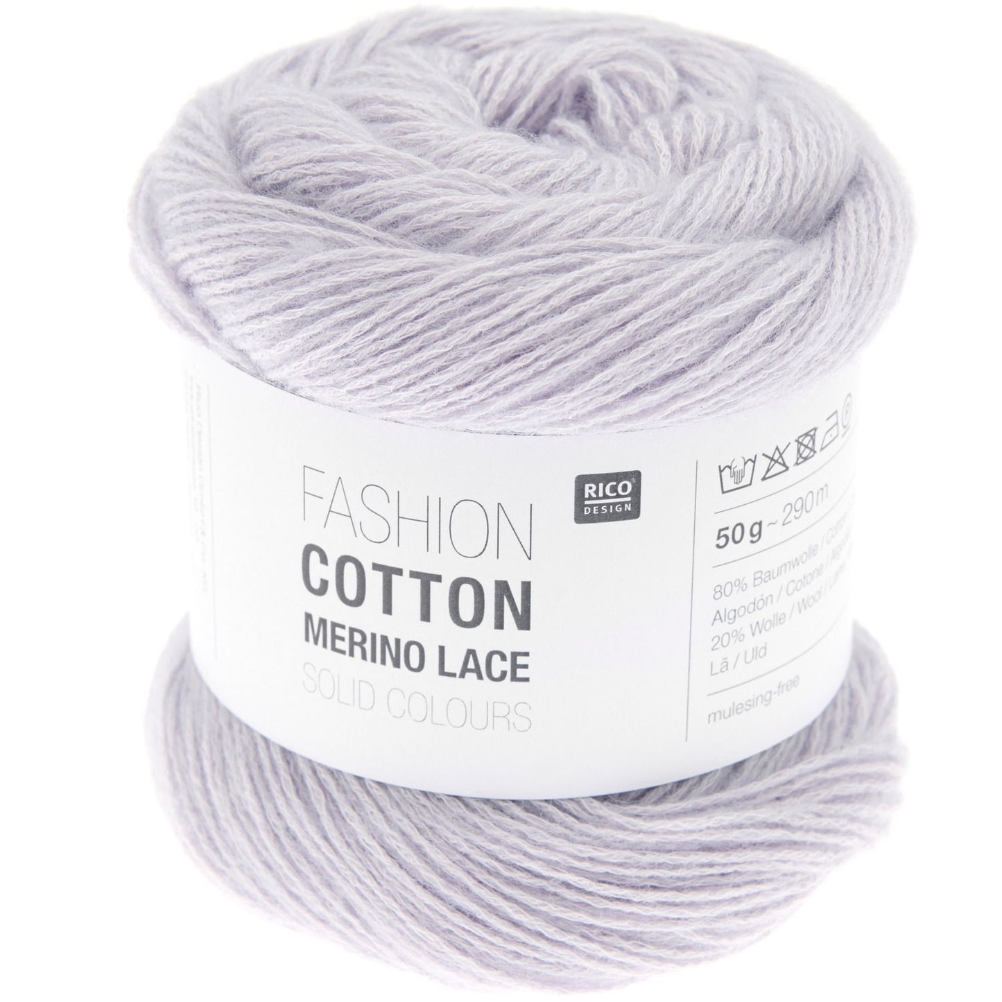 Rico Fashion Cotton Merino Lace Solid Colours