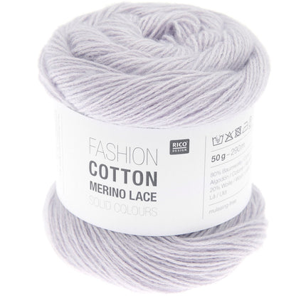 Rico Fashion Cotton Merino Lace Solid Colours