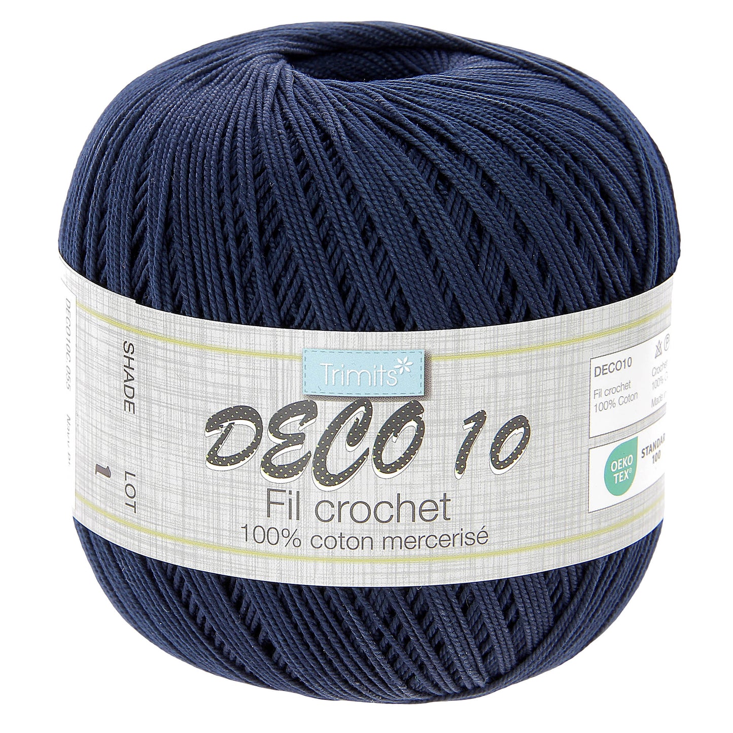 Trimits Deco 10 Mercerised Crochet Cotton